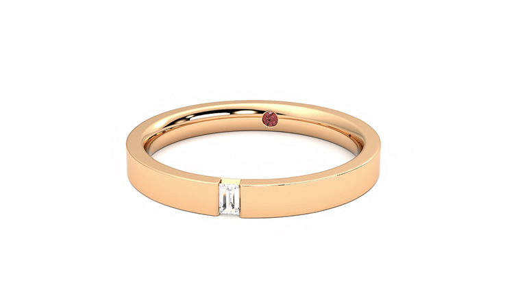 Taylor & Hart Bay Wedding Ring 360 degree image 26