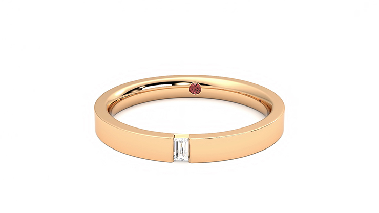 Taylor & Hart Bay Wedding Ring 360 degree image 27