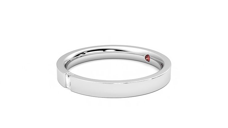Taylor & Hart Bay Wedding Ring 360 degree image 22