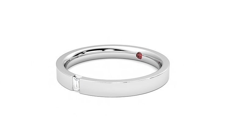 Taylor & Hart Bay Wedding Ring 360 degree image 23