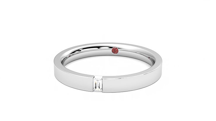Taylor & Hart Bay Wedding Ring 360 degree image 26