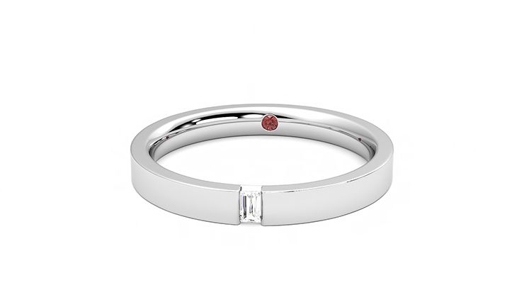 Taylor & Hart Bay Wedding Ring 360 degree image 27