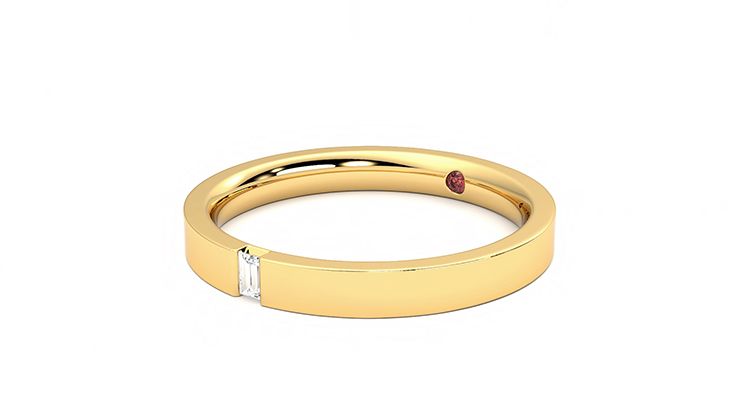 Taylor & Hart Bay Wedding Ring 360 degree image 23