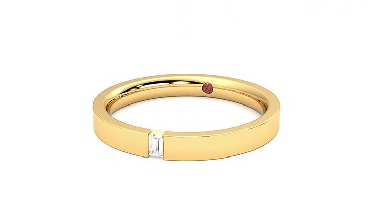 Taylor & Hart Bay Wedding Ring 360 degree image 25
