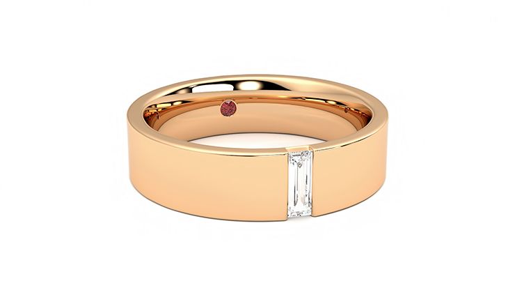 Taylor & Hart Bayberry Wedding Ring 360 degree image 3