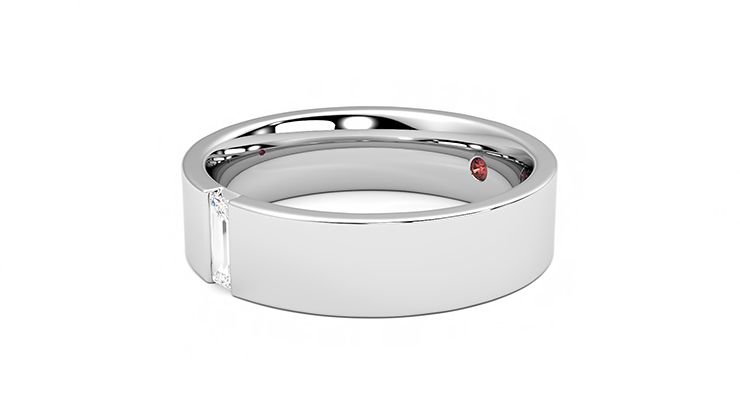 Taylor & Hart Bayberry Wedding Ring 360 degree image 22