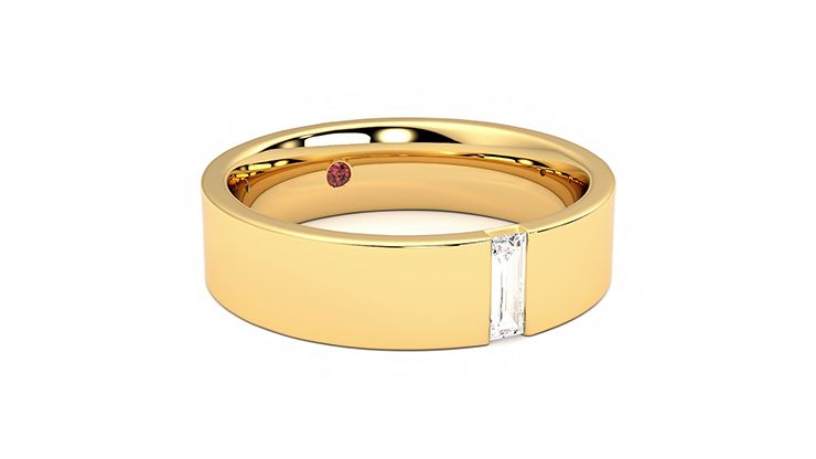 Taylor & Hart Bayberry Wedding Ring 360 degree image 4
