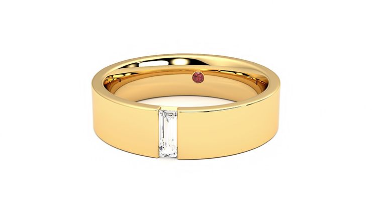 Taylor & Hart Bayberry Wedding Ring 360 degree image 26