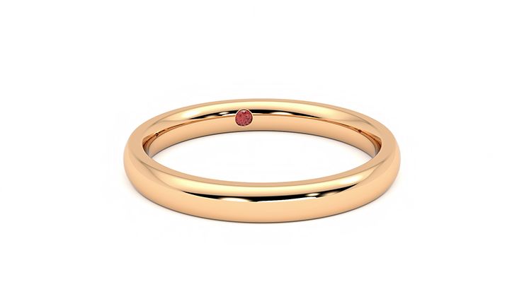 Taylor & Hart Beech Wedding Ring 360 degree image 2