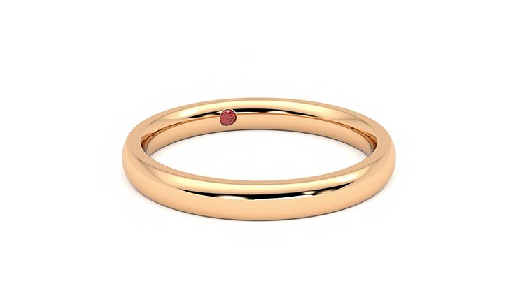 Taylor & Hart Beech Wedding Ring 360 degree image 3