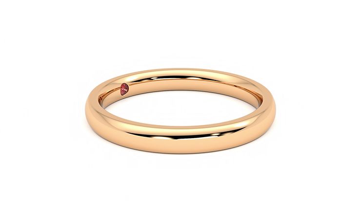 Taylor & Hart Beech Wedding Ring 360 degree image 6