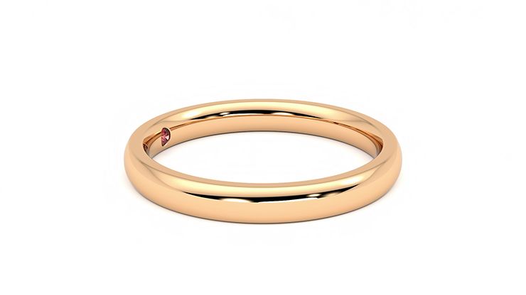Taylor & Hart Beech Wedding Ring 360 degree image 7