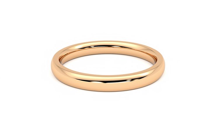 Taylor & Hart Beech Wedding Ring 360 degree image 13