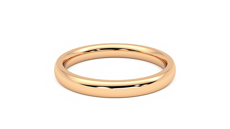 Taylor & Hart Beech Wedding Ring 360 degree image 14