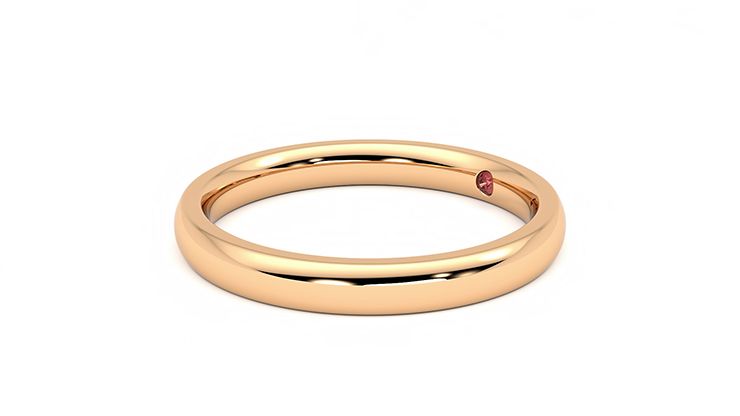 Taylor & Hart Beech Wedding Ring 360 degree image 22