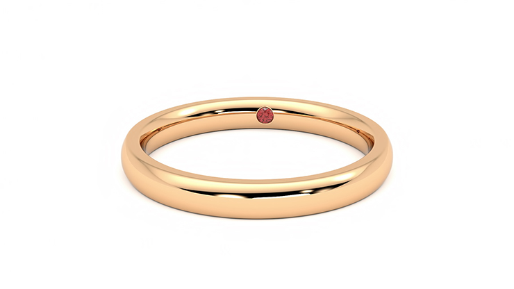 Taylor & Hart Beech Wedding Ring 360 degree image 27