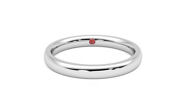 Taylor & Hart Beech Wedding Ring 360 degree image 0
