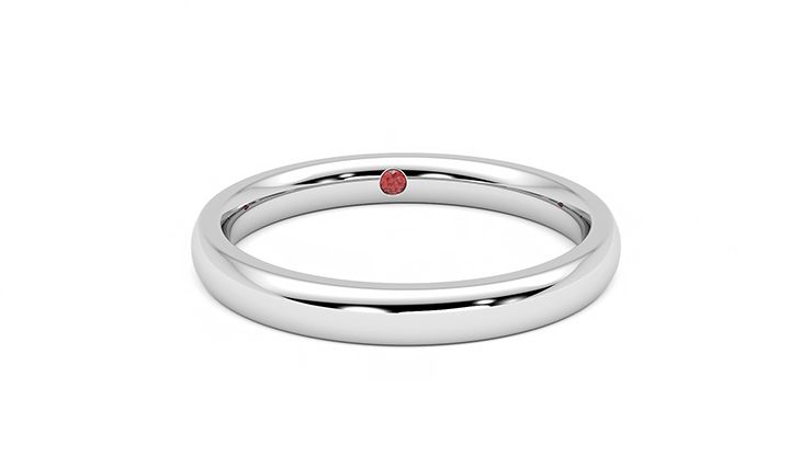 Taylor & Hart Beech Wedding Ring 360 degree image 1