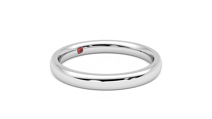 Taylor & Hart Beech Wedding Ring 360 degree image 5