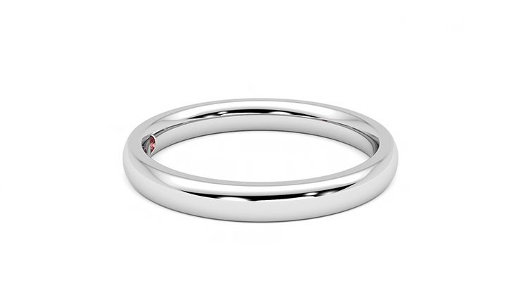 Taylor & Hart Beech Wedding Ring 360 degree image 8