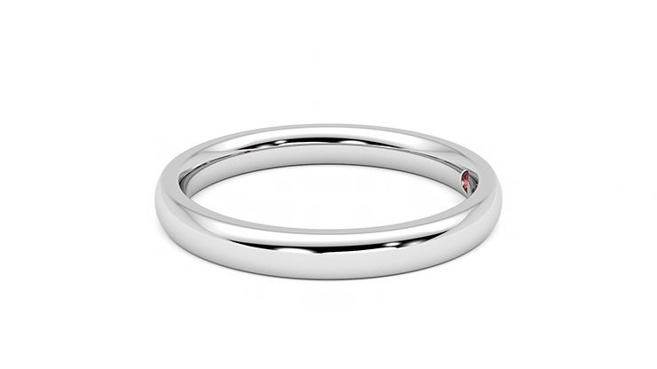 Taylor & Hart Beech Wedding Ring 360 degree image 20