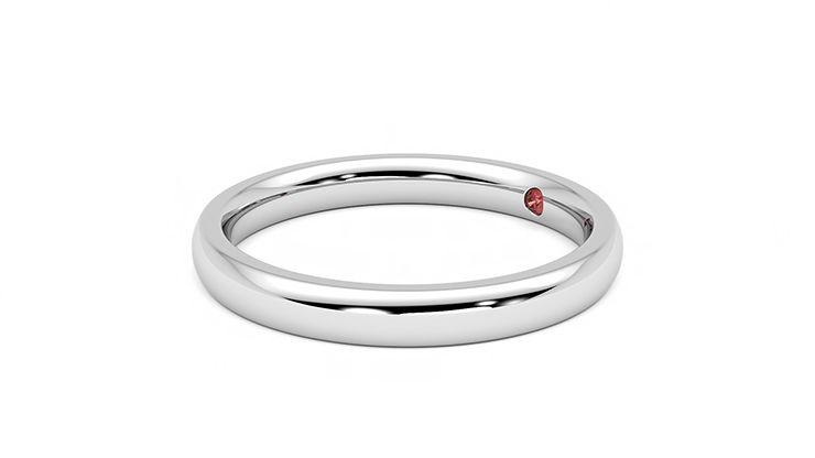 Taylor & Hart Beech Wedding Ring 360 degree image 22