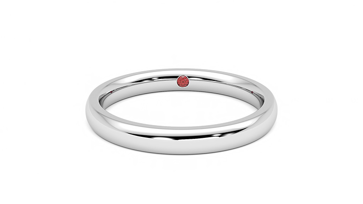 Taylor & Hart Beech Wedding Ring 360 degree image 28