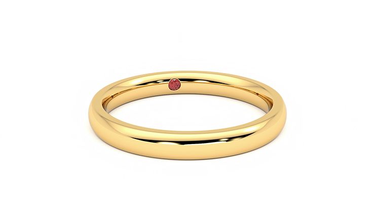 Taylor & Hart Beech Wedding Ring 360 degree image 2