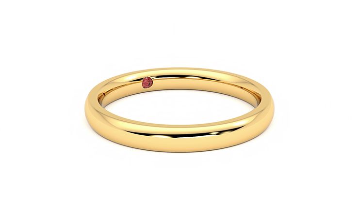 Taylor & Hart Beech Wedding Ring 360 degree image 4
