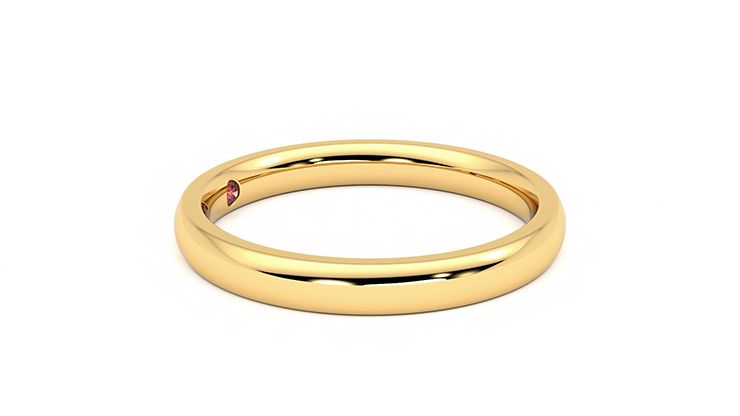 Taylor & Hart Beech Wedding Ring 360 degree image 7
