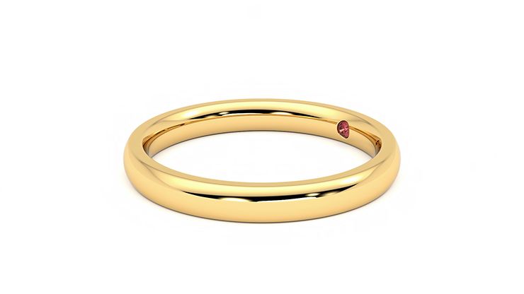 Taylor & Hart Beech Wedding Ring 360 degree image 22