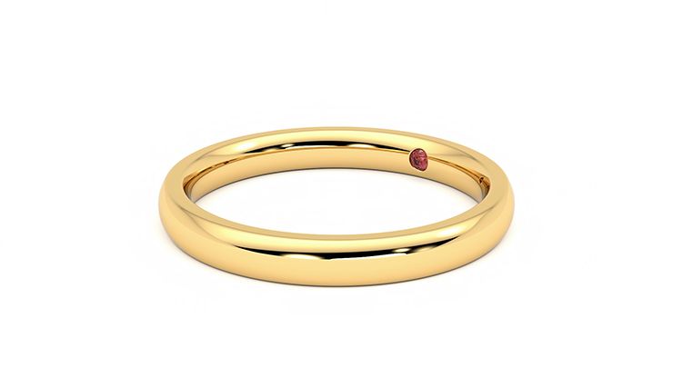 Taylor & Hart Beech Wedding Ring 360 degree image 23