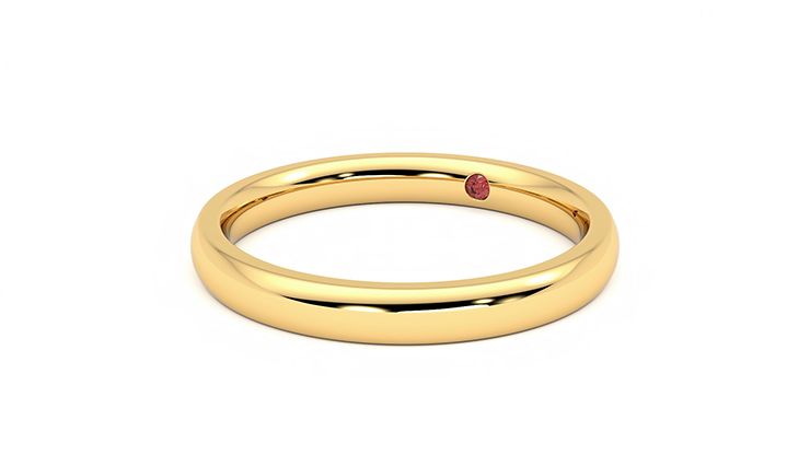 Taylor & Hart Beech Wedding Ring 360 degree image 24