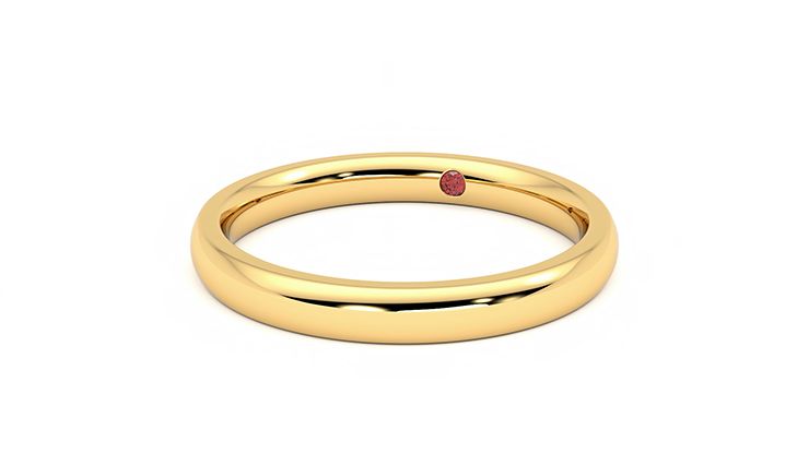 Taylor & Hart Beech Wedding Ring 360 degree image 25