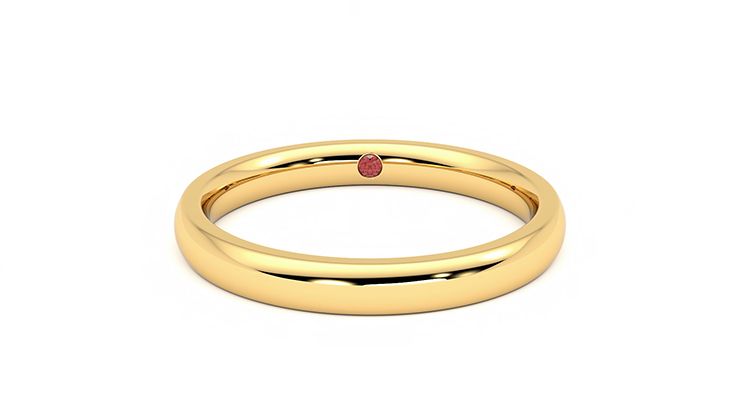 Taylor & Hart Beech Wedding Ring 360 degree image 29