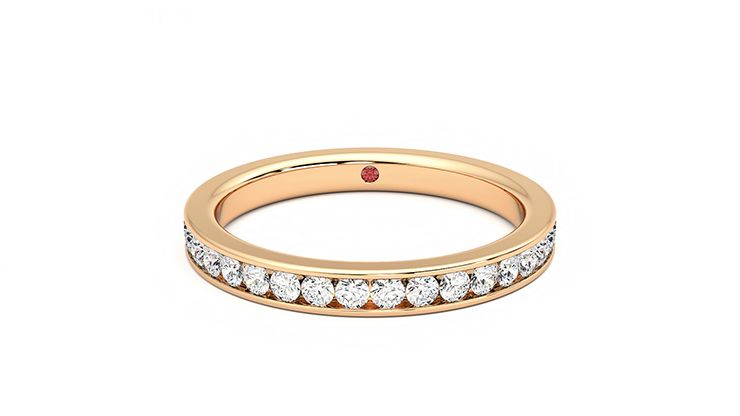 Taylor & Hart Begonia Wedding Ring 360 degree image 0