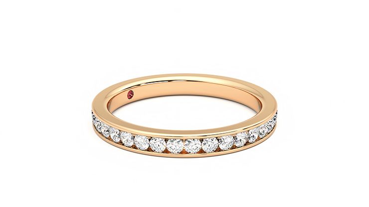Taylor & Hart Begonia Wedding Ring 360 degree image 7