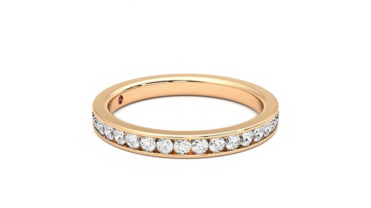 Taylor & Hart Begonia Wedding Ring 360 degree image 8
