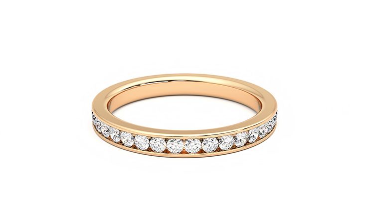 Taylor & Hart Begonia Wedding Ring 360 degree image 11