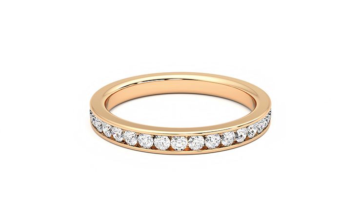 Taylor & Hart Begonia Wedding Ring 360 degree image 13