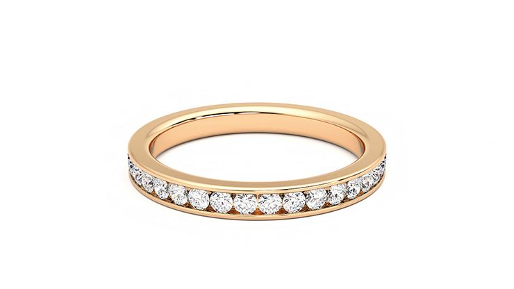 Taylor & Hart Begonia Wedding Ring 360 degree image 19