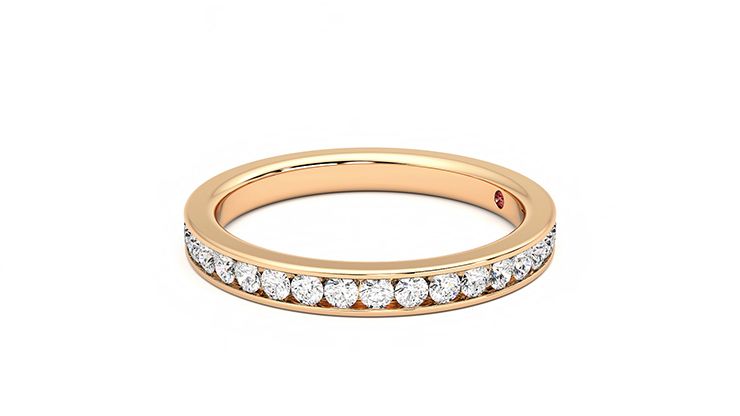 Taylor & Hart Begonia Wedding Ring 360 degree image 22