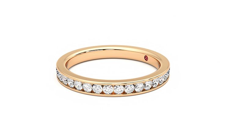 Taylor & Hart Begonia Wedding Ring 360 degree image 23