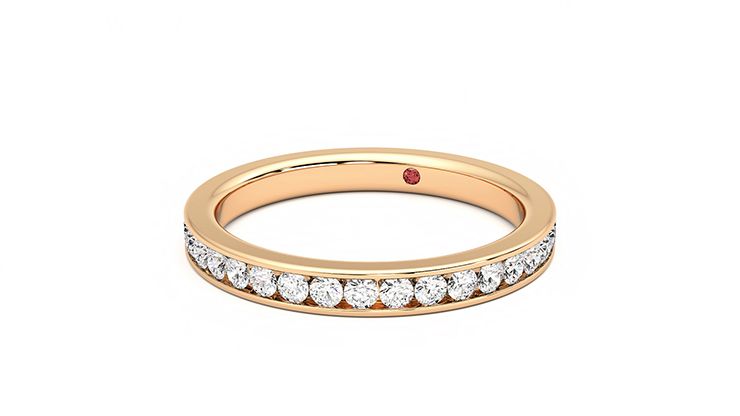Taylor & Hart Begonia Wedding Ring 360 degree image 26