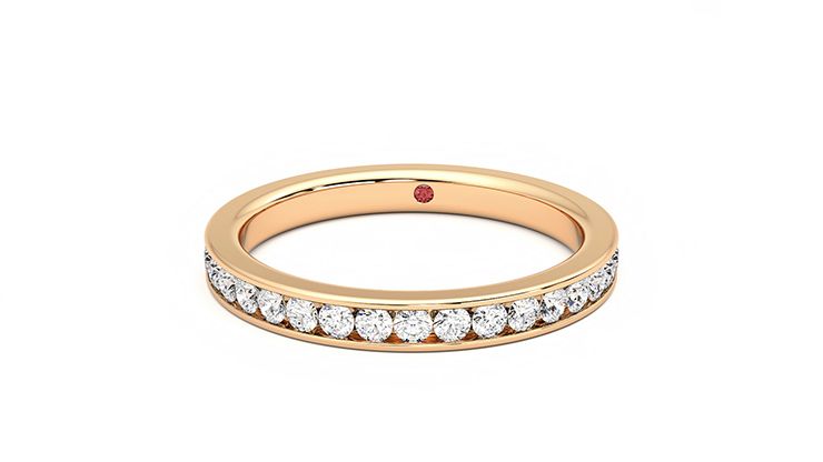 Taylor & Hart Begonia Wedding Ring 360 degree image 28