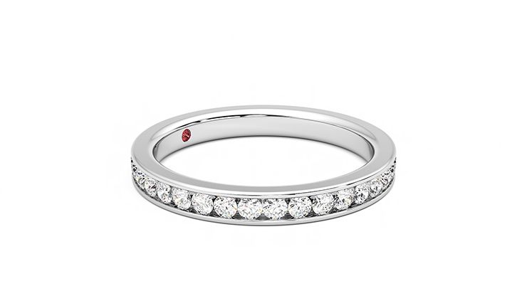 Taylor & Hart Begonia Wedding Ring 360 degree image 7