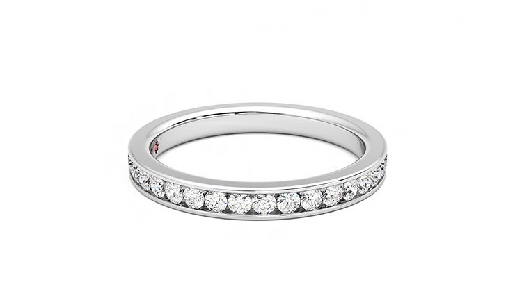 Taylor & Hart Begonia Wedding Ring 360 degree image 9