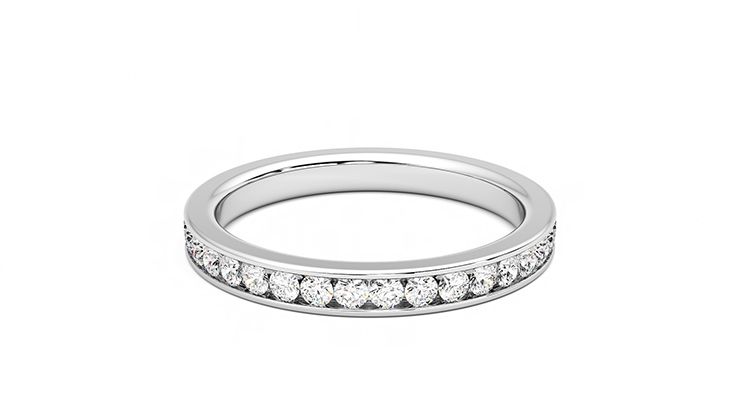 Taylor & Hart Begonia Wedding Ring 360 degree image 11