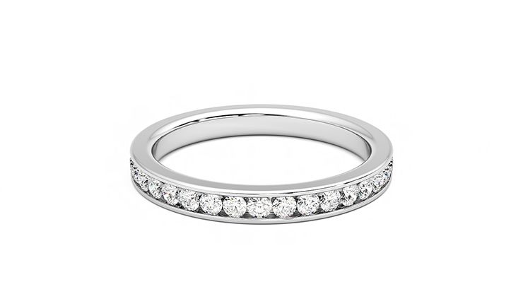 Taylor & Hart Begonia Wedding Ring 360 degree image 13