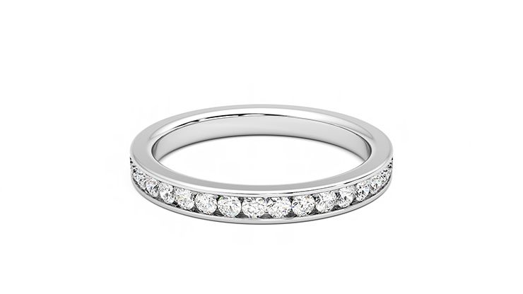 Taylor & Hart Begonia Wedding Ring 360 degree image 14